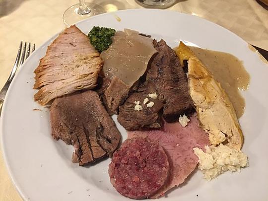 Carrello di Arrosti e Bolliti del Bar Trattoria Il Ceppo